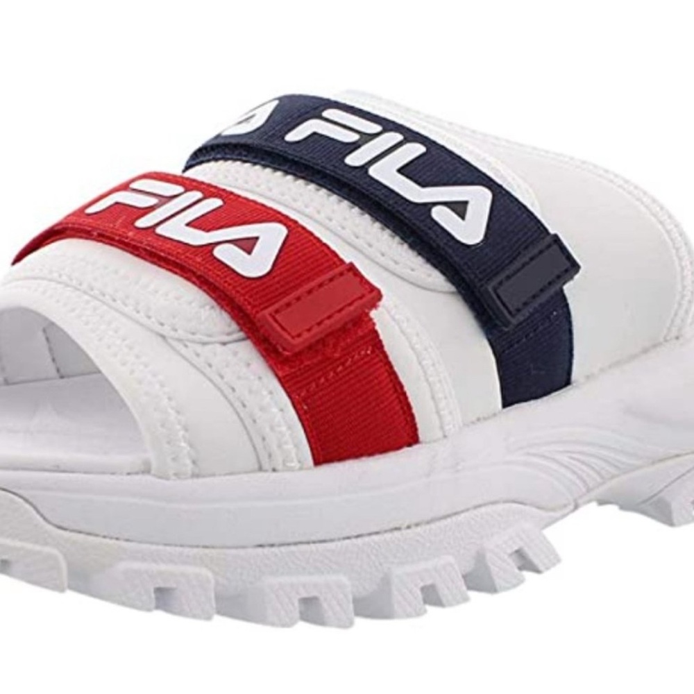Fila Women's Sandals with Red and Navy Straps